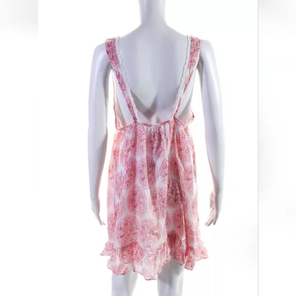Calypso St Barth X Target White Pink Abstract Print Dress, L, EUC - Picture 2 of 6